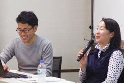 小出拓也氏 鷹羽知子氏